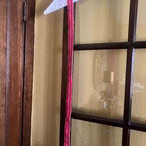 Ralph Lauren Polo Red, White, and Blue Ribbon Belt